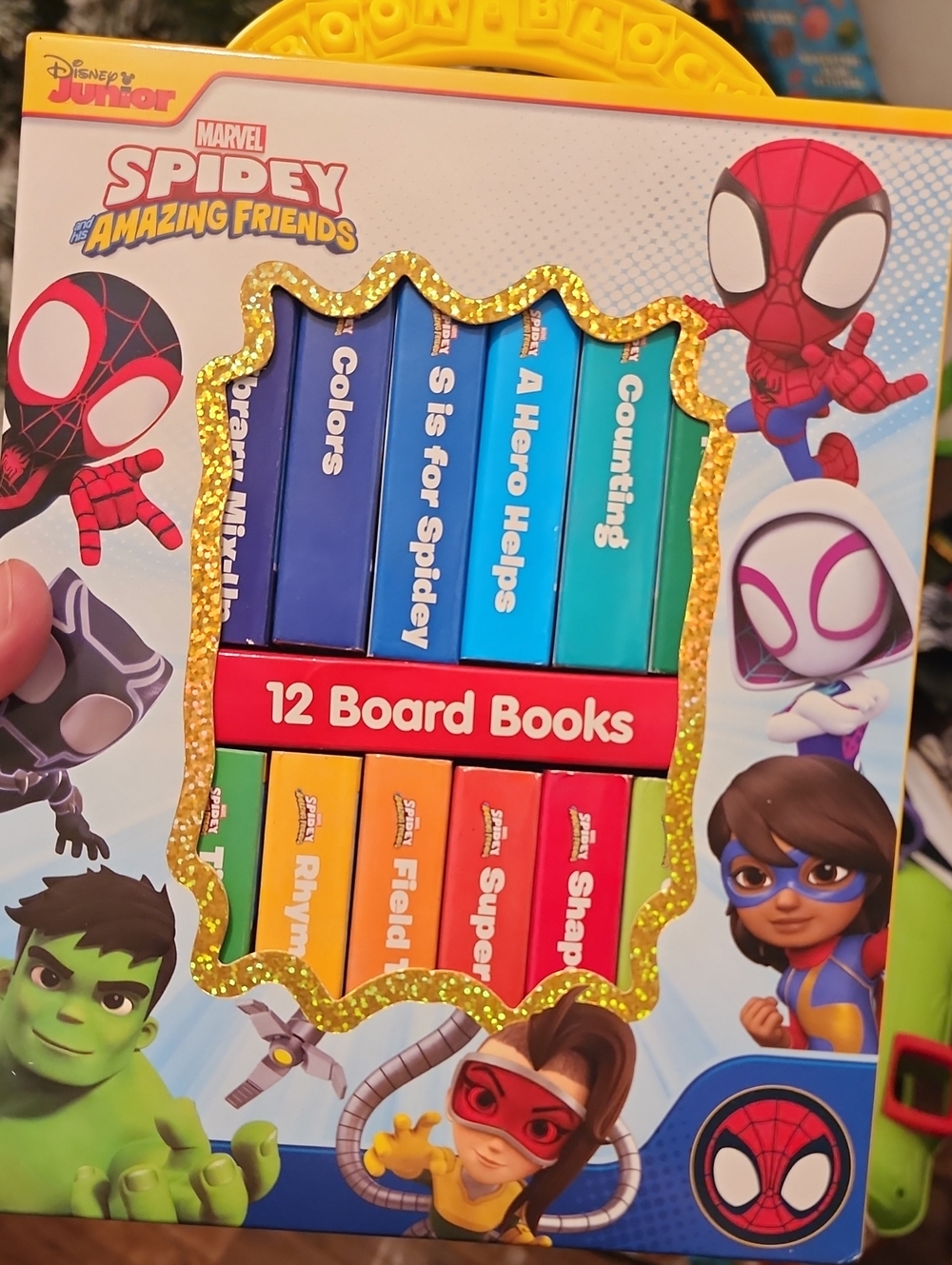 Marvel Spidey and His Amazing Friends 12-Book Board Set - Multicolor